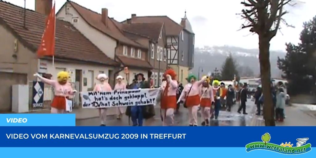 Werraland.net vor Ort – Video vom Karnevalsumzug 2009 in Treffurt