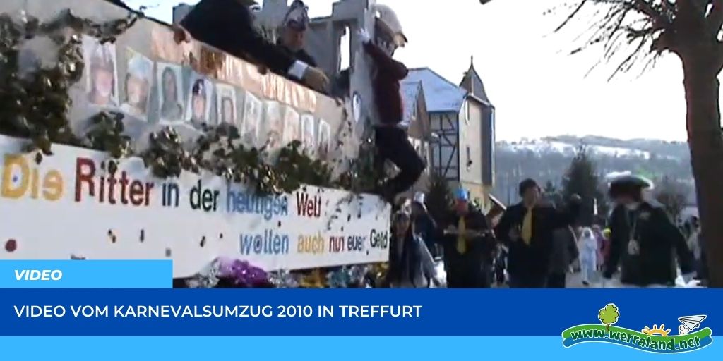 Werraland.net vor Ort – Video vom Karnevalsumzug 2010 in Treffurt