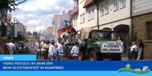 Read more about the article Werraland.net vor Ort – Video vom Festzug des Schützenfestes 2011 in Wanfried