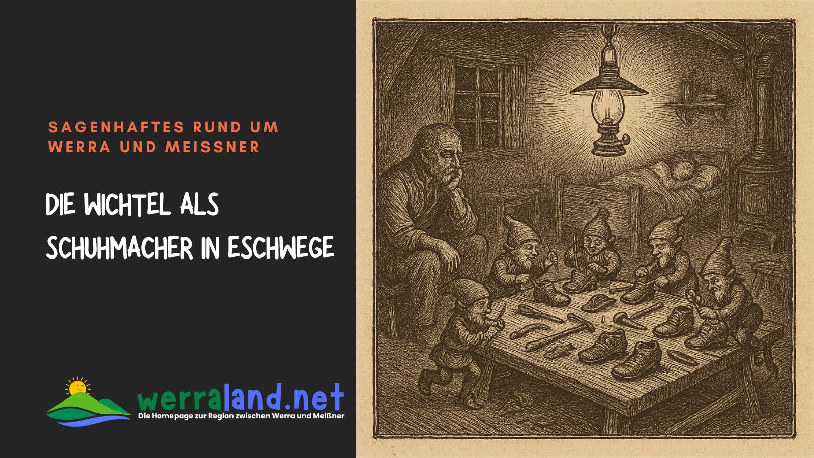 Titelbild: Die Wichtel als Schuhmacher in Eschwege