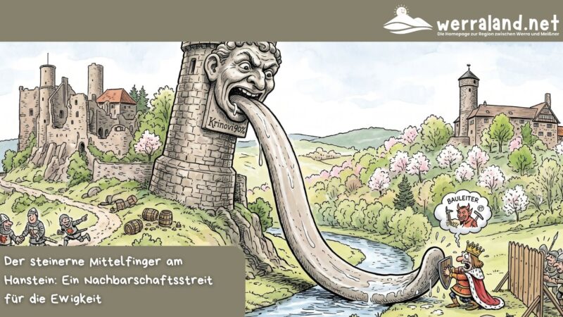 Der steinerne Mittelfinger am Hanstein: Ein Nachbarschaftsstreit für die Ewigkeit