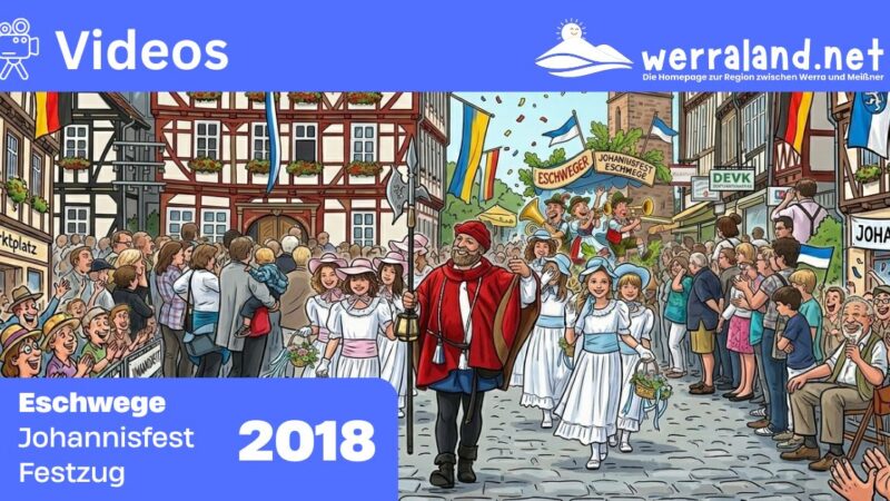 Werraland.net vor Ort – Video vom Johannisfest-Festzug 2018 in Eschwege