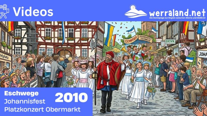 Werraland.net vor Ort – Video vom Platzkonzert auf dem Obermarkt beim Johannisfest 2010 in Eschwege