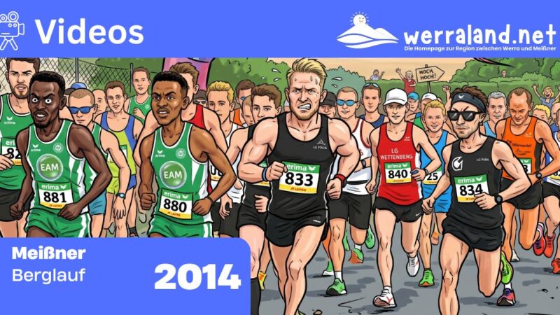 Werraland.net vor Ort – Video vom Meissner-Berglauf 2014 oberhalb des Schwalbenthals am Hohen Meissner