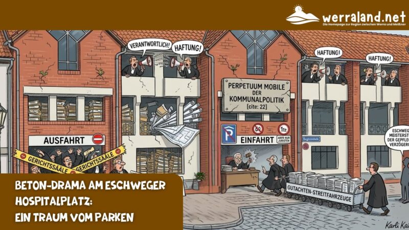 Beton-Drama am Eschweger Hospitalplatz: ein Traum vom Parken